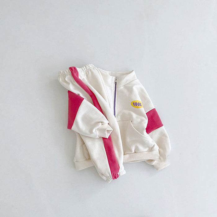 Children Toddler Baby Track Sweatpants Two-piece Set