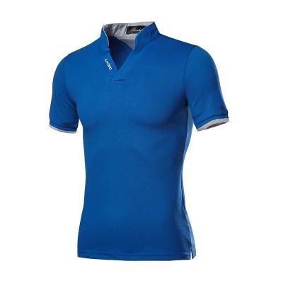 Short Sleeve Turn-Down Collar Polos