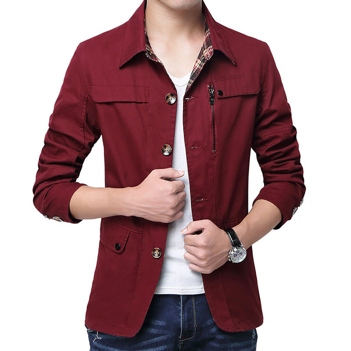 Slim thin jacket jacket men