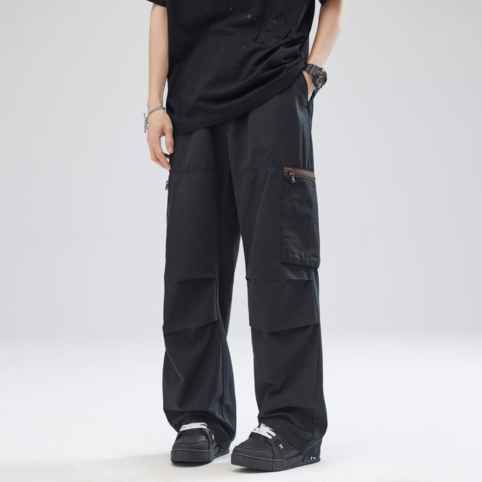 Summer American Straight Casual Pants Men