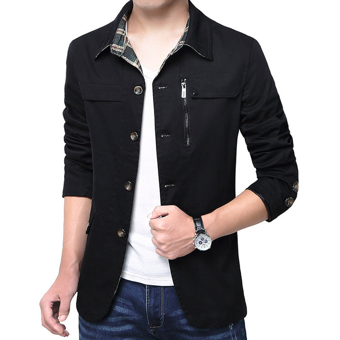 Slim thin jacket jacket men