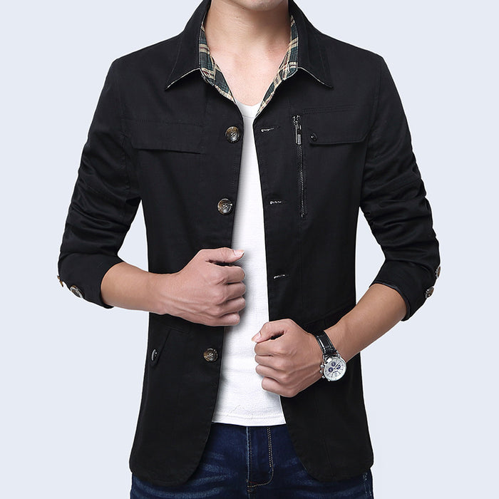 Slim thin jacket jacket men