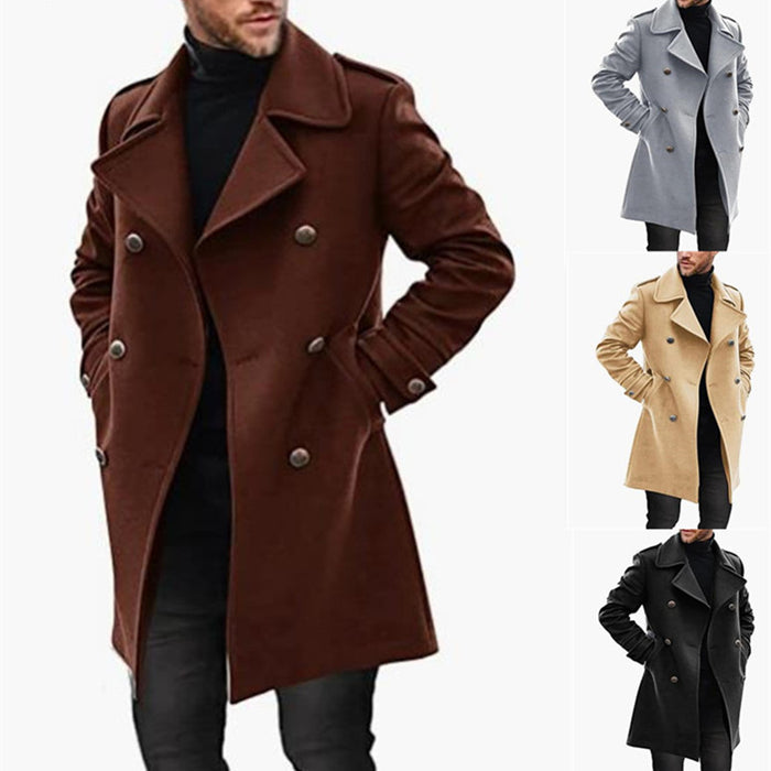 Woolen Men's Coat Autumn And Winter New Product Warm Padded Jacket