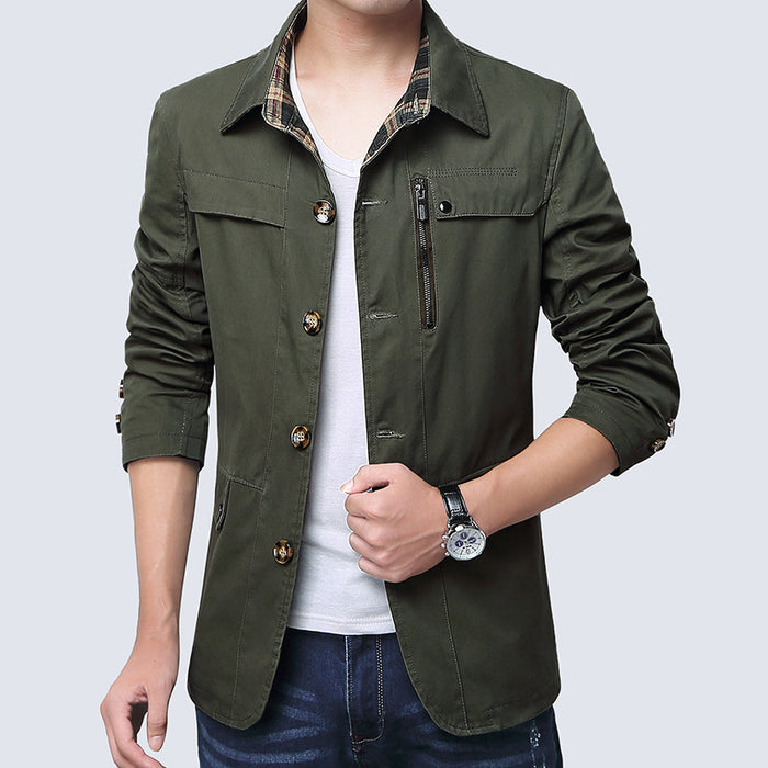 Slim thin jacket jacket men