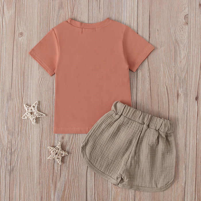 Toddler Baby Boys Casual Clothes Sets Summer Kids Boys