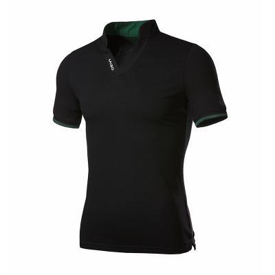 Short Sleeve Turn-Down Collar Polos