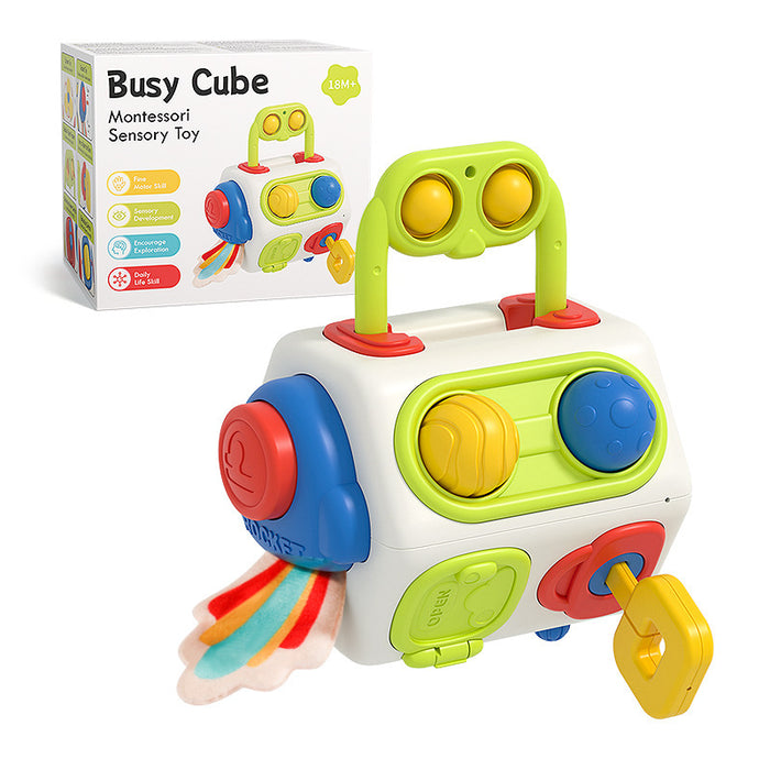 9 In 1 Busy Cube Baby & Toddler Toys Montessori Sensory Toys For Toddlers