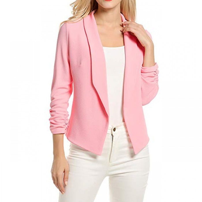 Cardigan Suit Jacket Work New Autumn Women Office Coat