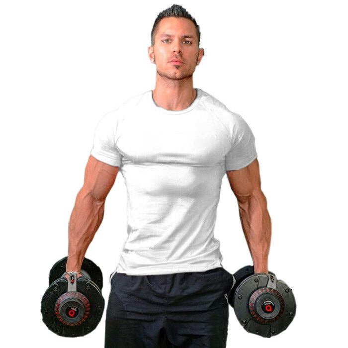 Pure monochrome fitness t-shirt