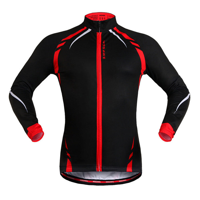 Road bike riding fleece warm cycling clothing