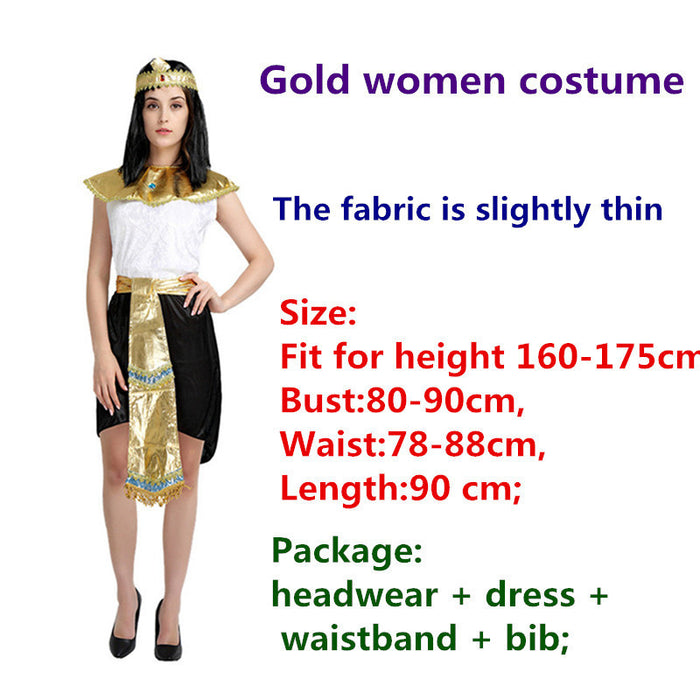 Carnival Party Exotic Cleopatra Cosplay Egyptian Pharaoh Costumes