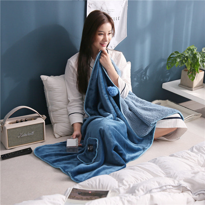 Winter office warm multifunctional Cape blanket Cape