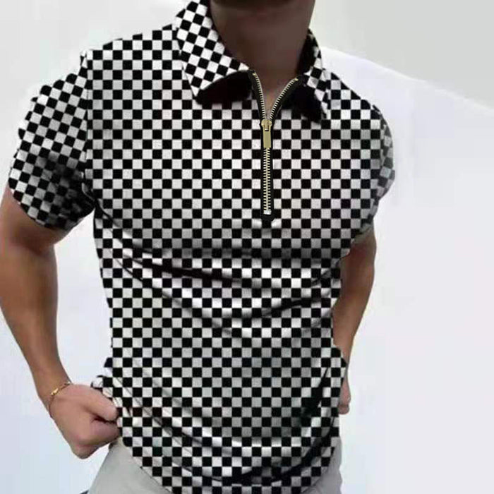 Men's Polo Shirt Men Solid Polo Shirts Brand Men