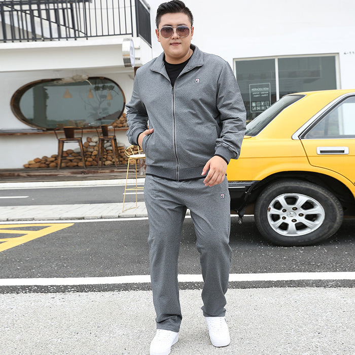 Tracksuit Men Set Autumn Clothes Plus Size Jacket Sport