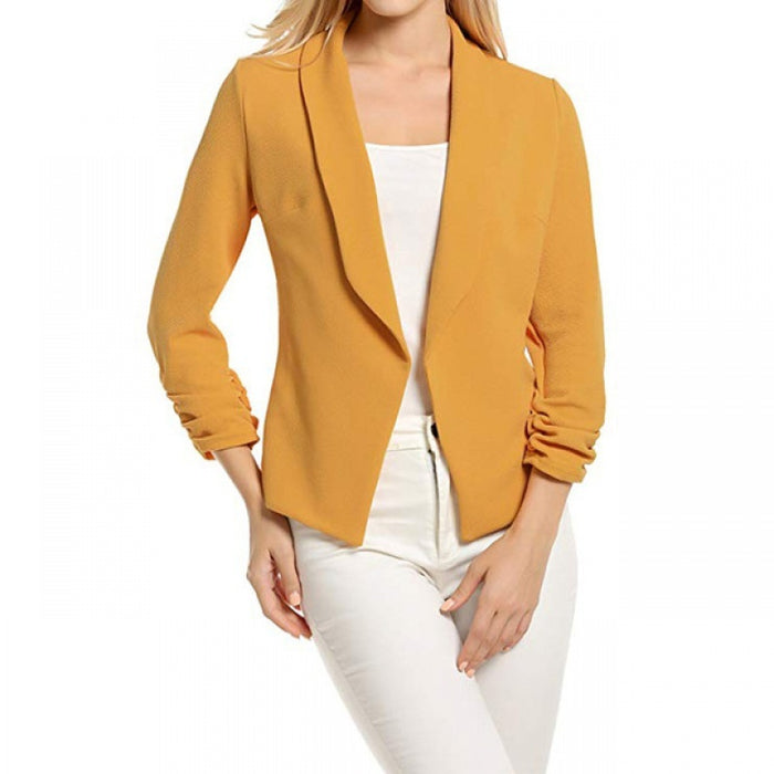 Cardigan Suit Jacket Work New Autumn Women Office Coat