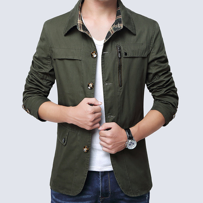 Slim thin jacket jacket men