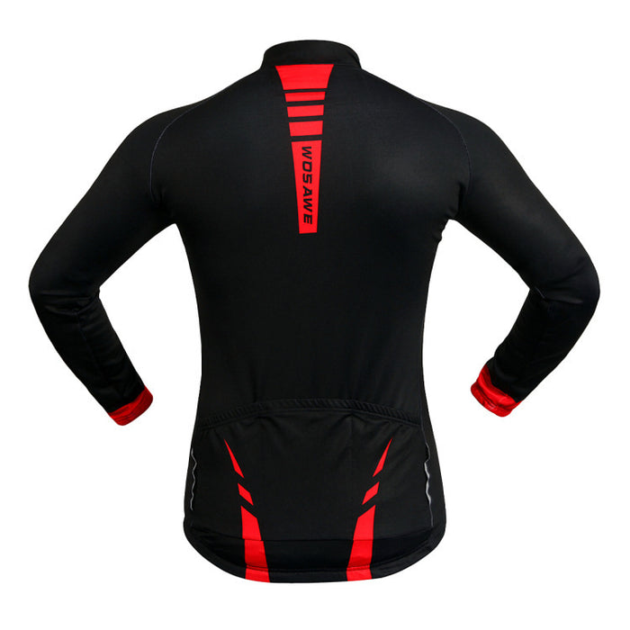 Road bike riding fleece warm cycling clothing