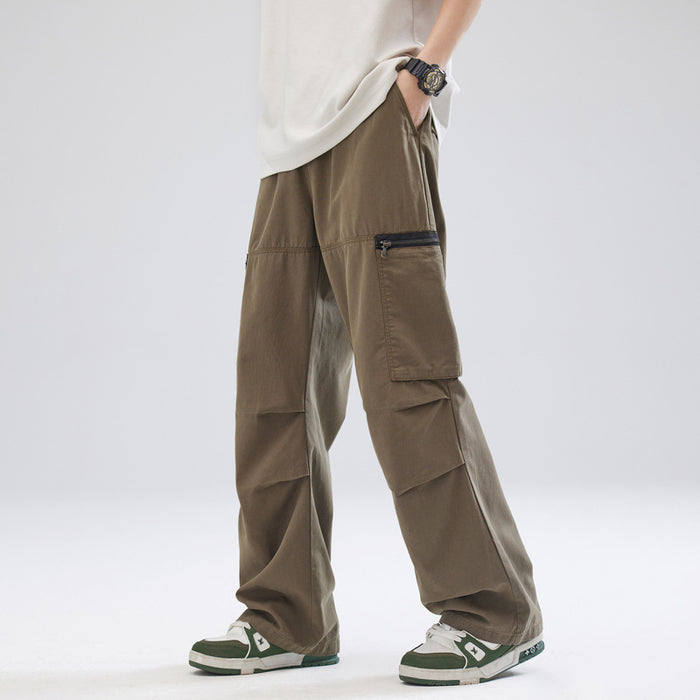 Summer American Straight Casual Pants Men