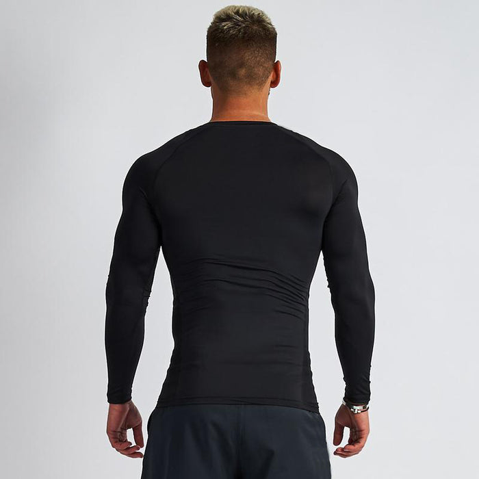 Quick Drying Fitness Stretch Long Sleeved Shirt For Men