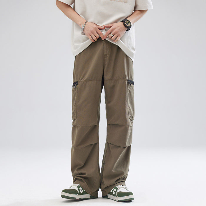 Summer American Straight Casual Pants Men