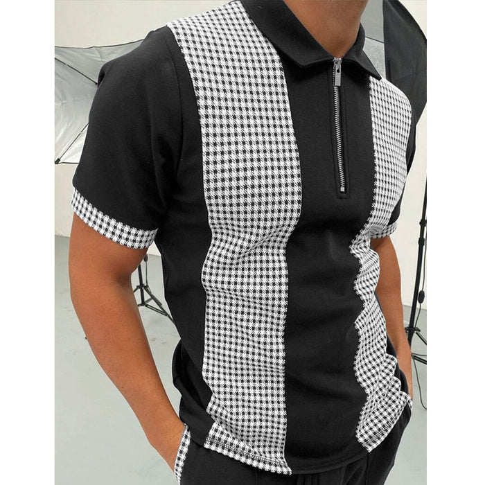 Men's Polo Shirt Men Solid Polo Shirts Brand Men