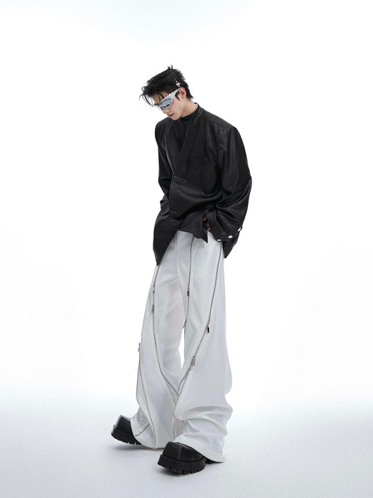 Draping Casual Trousers For Men