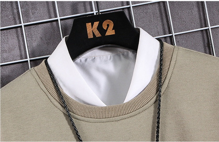 Men Fashion Sweater Summer Thin Trend