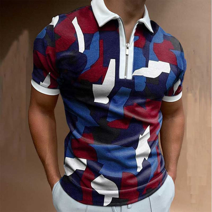 Men's Polo Shirt Men Solid Polo Shirts Brand Men