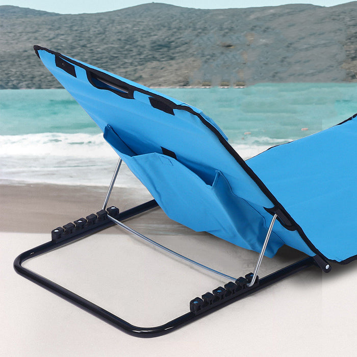 Outdoor Beach Mat Oxford Cloth Gear Adjustment Folding