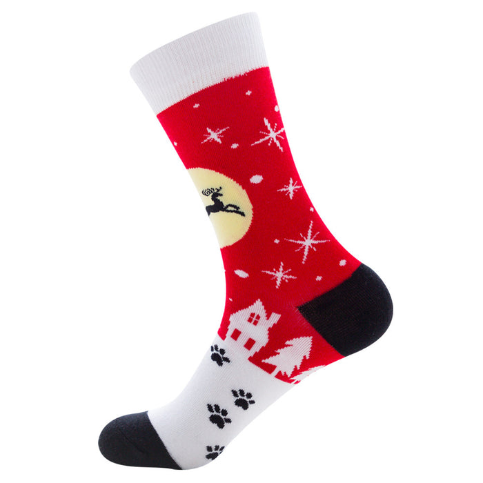 Christmas Socks Santa Claus Elk Socks Men