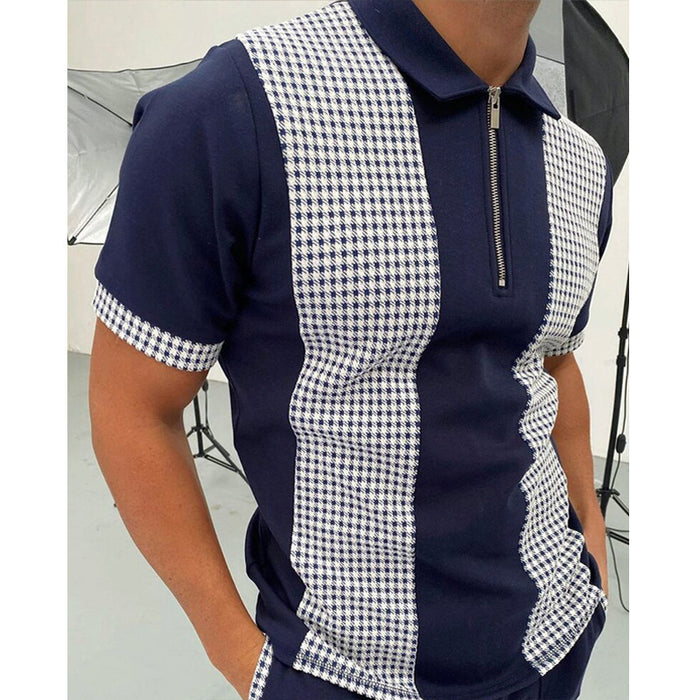 Men's Polo Shirt Men Solid Polo Shirts Brand Men